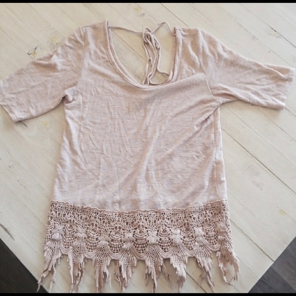 Daytrip Boho fringe top